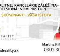 Predaj 4 izbový byt v Starej Sásovej - Reklamný leták realitnej kancelárie HD Reality s kontaktom a webovou adresou.
