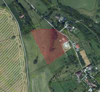 Banská Štiavnica – Investičné pozemky pri rodinných domoch - Letecká mapa poľnohospodárskych a lesných pozemkov v okolí Banskej Štiavnice.