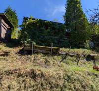 ZÁHRADA S UNIMOBUNKOU A VÝHĽADOM NA ZVOLEN , 465M2, ZVOLEN – HÁJIK - Staré chatky obklopené bujnou vegetáciou v záhradách na Hájiku vo Zvolene.