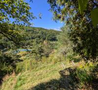 ZÁHRADA S UNIMOBUNKOU A VÝHĽADOM NA ZVOLEN , 465M2, ZVOLEN – HÁJIK - Záhrady na Hájiku vo Zvolene s výhľadom na zalesnené kopce a modrú oblohu.