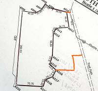 3,2-hektárový pozemok na útese, Kizimkazi, Zanzibar - Plán pozemku v Kizimkazi určený na komerčné účely s vyznačenými hranicami.