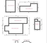 Rodinný dom s veľkým pozemkom v Kolárove –  na bývanie, podnikanie - Plány vedľajších stavieb: garáže, sklady, altánok a technická budova.