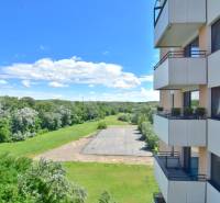 ANTOLSKÁ, 2-i byt, 54 m2 – novostavba REZIDENCIA DRAŽDIAK, zariadený - Výhľad z 2-izbového bytu na Antolskej ulici v Petržalke, Bratislava s prírodou a balkónmi.