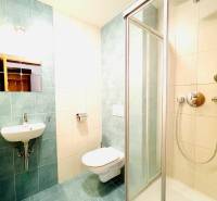 Koliba:Na prenájom 4i, lux. byt,terasa, bazén/eng.text inside - Kúpeľňa s toaletou, sprchovacím kútom a umývadlom v 4-izbovom byte.