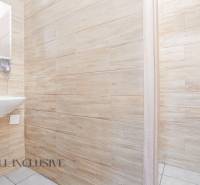 ALL INCLUSIVE I PODNIKATEĽSKÝ PRIESTOR 18 M2 NA PRENÁJOM GALANTA    - Interiér kancelárie s umývadlom, drevenými stenami a otvorenými dverami.