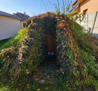 NOVÁ CENA !!  Atraktívny stavebný pozemok, obec Jakubov, 676 m - Trávnatý vstup so zelenou vegetáciou do pivnice pri dome v Jakubove, Pozemky - bývanie.