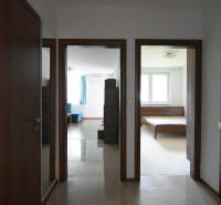 2 izbový byt na prenájom Dolný Šianec, Trenčín - Chodba s podlahou v dekore dlažby, vedie do obývačky a spálne 2-izbového bytu.