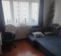 PRENÁJOM - zariadena garsónka v Dúbravke. PET FRIENDLY - Garsónka s pohovkou, pracovným stolom a podlahou s dreveným dekorom.