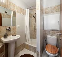 Exkluzívne | Na prenájom priestranný 1i byt Ružinove - Kúpeľňa so sprchovacím kútom, umývadlom a toaletou v 1-izbovom byte.