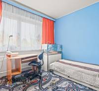 NA PREDAJ 6-IZBOVÝ RD S VEĽKÝM POZOMKOM, DOLNÝ ŠTÁL - Detská izba v rodinnom dome s modrou stenou, akváriom a farebným kobercom.