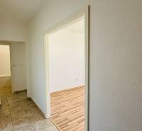 EXKLUZÍVNE - Pekný 1i byt po rekonštrukcii 38m2, loggia, Na hlinách - Chodba vedie do izby v 1-izbovom byte s podlahou s dreveným dekorom.