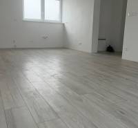 REZERVOVANÉ! Na predaj 2 izb. byt blízko centra, Chorvátsky Grob - Svetlá miestnosť v 2-izbovom byte s podlahou s dreveným dekorom a veľkým oknom.