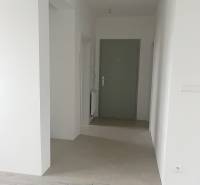 REZERVOVANÉ! Na predaj 2 izb. byt blízko centra, Chorvátsky Grob - Interiér 2-izbového bytu s podlahou s dreveným dekorom a vstupnými dverami.