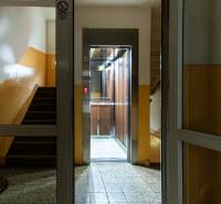 PREDAJ 2 izbový moderne zrekonštruovaný byt s klimatizáciou, CENTRUM - Vstupná časť s výťahom a schodiskom pre 2-izbový byt v Nitre.