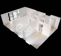 3i byty s balkónom, terasou, garážovým státím, Zelené údolie, Sp. Nová - Dispozícia 3-izbového bytu s nenáročnými stenami, vhodná na rekonštrukciu a úpravu.