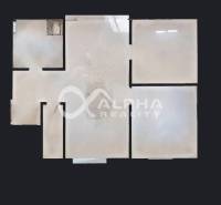 EXKLUZÍVNE 3i byt 128,53m2 s terasou, parkovaním, Nov. Huta - Pôdorys 3-izbového bytu zobrazuje rozloženie miestností a priestoru.