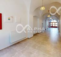 Prenájom obchodný, kancelársky priestor, centrum, Sp. N. Ves - Chodba v obchodných priestoroch s klenutým stropom a dlažbou.