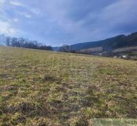 Stavebný pozemok s krásnym výhľadom nad obcou Jasenica pri Považskej B - Zelená lúka v Záhradách v Jasenici s výhľadom na okolité lesy a domy.