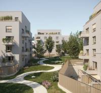 Na predaj 3-izbový byt s balkónom - B4 - V prostredí medzi domami sú nové bytovky s upraveným verejným priestorom a zeleňou.