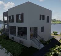 NA PREDAJ rozostavaný dom / 303 m²/na ostrove ČIOVO - Rekreačný apartmán v Čiove s výhľadom na more a okolitou zeleňou.