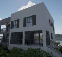 NA PREDAJ rozostavaný dom / 303 m²/na ostrove ČIOVO - Rekreačný apartmán na Čiove s výhľadom na zeleň a modernú architektúru.