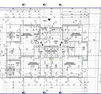 NA PREDAJ moderné byty / 41 m²/  v prvom rade od mora, ostrov PAG - Architektonický návrh rekreačného apartmánu s presnými rozmermi a dispozíciou interiéru.