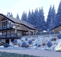 Stavebný pozemok s panoramatickým výhľadom Mýto Nízke Tatry - Moderná chata v horskom prostredí Mýta pod Ďumbierom, určená na bývanie.