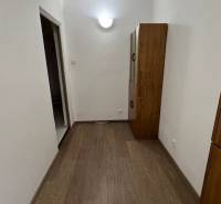 Ponuka na prenájom 2,5 izbový byt Zl. Potok - Chodba v 2-izbovom byte s podlahou s dreveným dekorom a nábytkom.