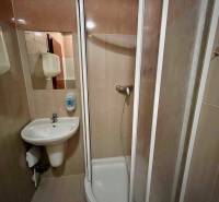 Prenájom kancelárskych priestorov 355 m2 ul. Stará Vajnorská - Sprchový kút a umývadlo v kúpeľni kancelárií na prenájom.