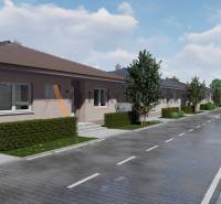 POSLEDNÁ NOVOSTAVBA - HOLODOM | PRÁZNOVCE - Rodinné domy v Topoľčanoch na ulici Práznovce, lemované zeleňou a cestou.