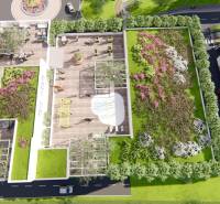 1i - 2i - 3i BYTY V NOVOSTAVBE | NITRA - MLYNARCE - Strešná terasa na Kmeťovej ulici v Nitre s podlahou s dreveným dekorom.