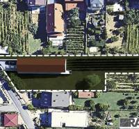 Pozemok na výstavbu rodinného domu, Narcisova ul., Nitra - Zobor - Letecký pohľad na stavebný pozemok na ulici Narcisová, Nitra, ideálny na bývanie.