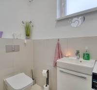 Unikátna 4i NOVOSTAVBA, Špačince 740m² pozemok len pár minút od Trnavy - Kúpeľňa v Rodinnom dome s dekoráciami a umývadlom.