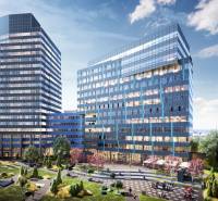 Prenájom kancelárií v biznis centre Lakeside Park, Nové Mesto - Kancelárske budovy na Tomášikovej ulici v Bratislave - Nové Mesto obklopené zeleňou.