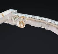 Prenájom kancelárií v biznis centre Lakeside Park, Nové Mesto - 3D model kancelárie s otvoreným priestorom, nábytkom a oknami v Bratislave na Tomášikovej.