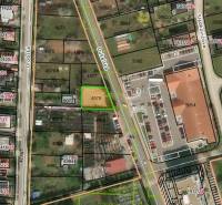 Na predaj pozemok na pohrebnicku činnosť Bernolákovo - Letecký pohľad na pozemky - komerčné na Dukelskej ulici v Bernolákove.