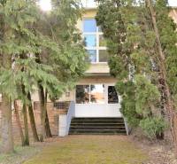 Byt, ktorý dáva zmysel pre rodinu – o 100 000 € lacnejší než dom. - Vstup do budovy obklopený stromami na Hviezdoslavovej ulici v Michalovciach, skrytý v zeleni.