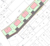 Predáme stavebný pozemok v obci Kajal - 3004m2 - vhodné na 5RD - Plán pozemkov na Starej ulici v Kajale pre bývanie.