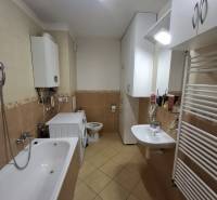 Na prenájom klimatizovaný 2 izbový byt v Moste pri Bratislave - Kúpeľňa v 2-izbovom byte s vaňou, práčkou a zásobníkom teplej vody.