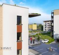 NA PREDAJ 3 IZBOVÉ BYTY DUNAJSKÁ STREDA - Vizualizácia bytového komplexu na ulici Júliusa Lőrincza, zahŕňa 2-izbový byt.