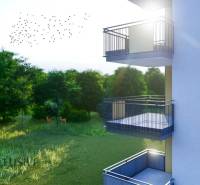 NA PREDAJ 3 IZBOVÉ BYTY DUNAJSKÁ STREDA - Na ulici Júliusa Lőrincza, balkóny a prírodné prostredie pri 2-izbovom byte.