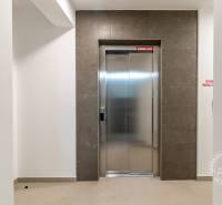 2-izbový byt, NOVÝ, veľkorysý ÚLOŽNÝ PRIESTOR, PARKOVANIE - Chodba s výťahom v budove na ulici Františka Kubu pre 2-izbový byt.