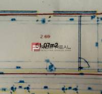 Skvelá ponuka kancelária 60 m2 v centre Bratislavy - Pôdorys kancelárie s vyznačenou plochou 61,07 m² na Cintorínskej v Bratislave - Staré Mesto.