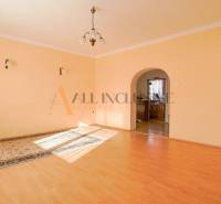 NA PREDAJ 7 IZBOVÝ RODINNÝ DOM, DUNAJSKÁ STREDA - Obývacia izba v rodinnom dome s podlahou s dreveným dekorom a kobercom.