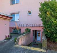 NA PREDAJ 7 IZBOVÝ RODINNÝ DOM, DUNAJSKÁ STREDA - Rodinný dom na Malotejedskej ulici v Dunajskej Strede s ružovou fasádou a zeleňou.