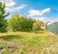 NA PREDAJ RODINNÉ DOMY S GARÁŽOU, DUNAJSKÁ STREDA - Záhrada rodinného domu na Gyulu Szabóa v Dunajskej Strede s ovocnými stromami.