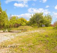 NA PREDAJ 5-IZBOVÝ RODINNÝ DOM NA 15Á POZEMKU,ŠALGOČKA - Záhrada v Šalgočke pri rodinnom dome s autom a stromami, slnečný deň.