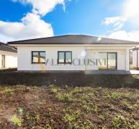 NA PREDAJ 4 IZBOVÝ RODINNÝ DOM-NOVOSTAVBA, KRÁĽOV BROD - Rodinný dom s privátnym trávnikom a jasnou oblohou, posadený v pokojnom prostredí.