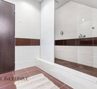 Na prenájom podnikateľské priestory, Senec - Kúpeľňa s obkladačkami, sprchovým kútom a drevenými dverami v Hoteloch a penziónoch.