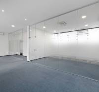 Prenájom kancelárií s TERASOU a výborným parkovaním, 150 m2, Ružinov - Kancelárie s presklenými stenami, kobercom a klimatizáciou v Bratislave - Ružinove.